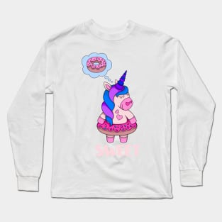 Sweet unicorn dreams Long Sleeve T-Shirt